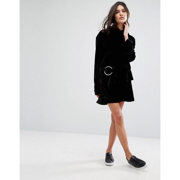 House of Sunny Velour Black Hoodie Kendall Jenner - Picture 5 of 10